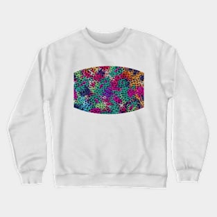 Rainbow Leopard Print Crewneck Sweatshirt